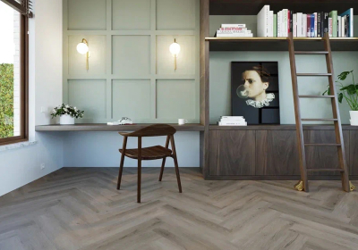 Кварцвиниловый Rigid / Риджид ламинат Invictus Maximus Click Herringbone / Максимус Клик Хэринбоун River Oak - Trout / Дуб Ривер - Траут