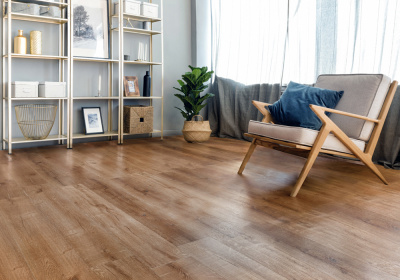 Кварц-виниловый SPC ламинат Alpine Floor Real Wood ECO / Риал Вуд ЭКО 2-1 Дуб Роял Синхронное тиснение